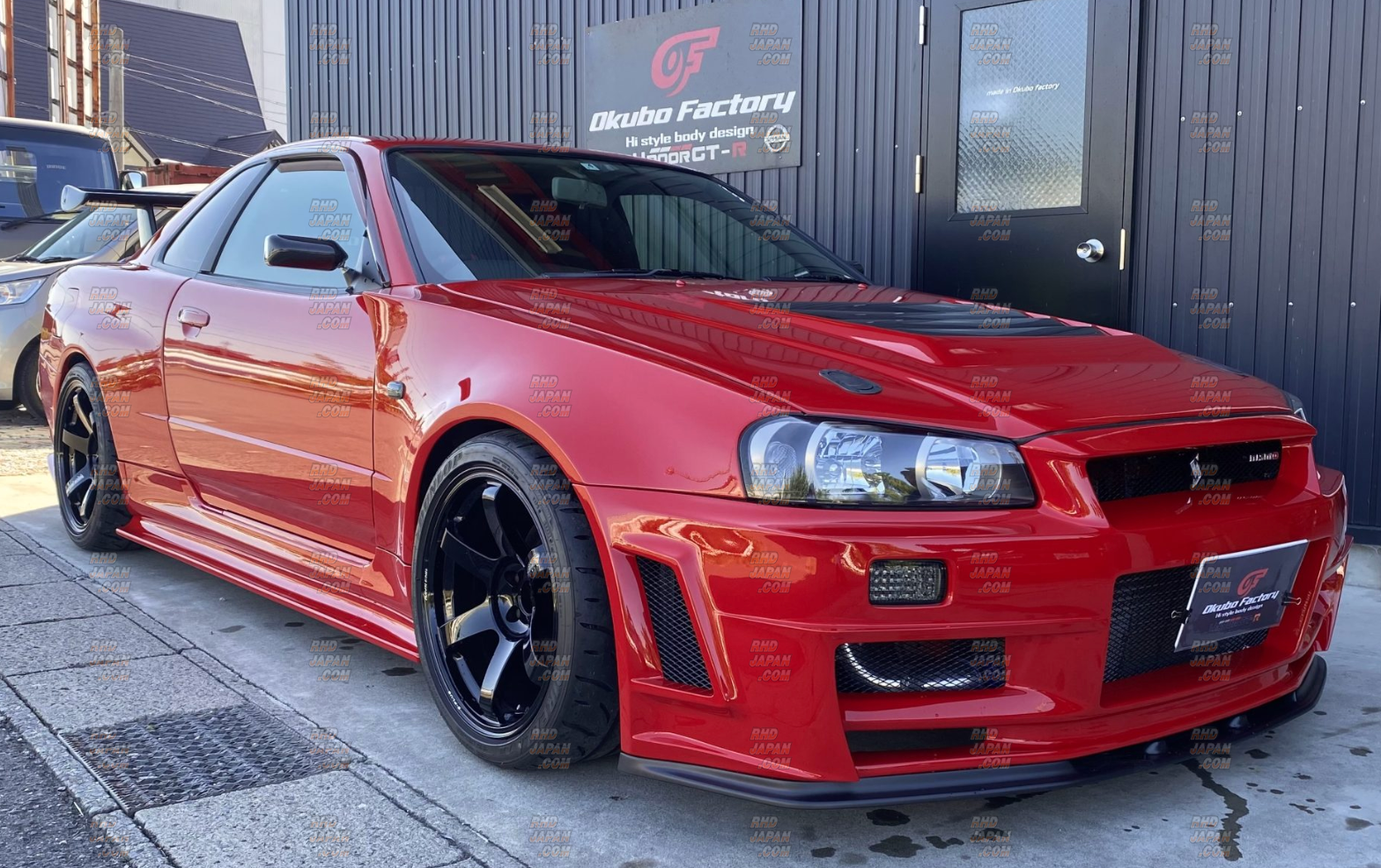 Okubo Factory Side Step Set Version 2 - BNR34 R34 2-Door - RHDJapan